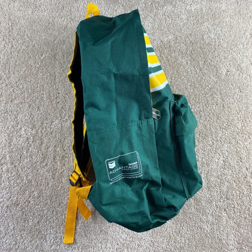 Oakland Athletics MLB Backpack Green Gold Striped Kids School Bag A's‎ Logo
